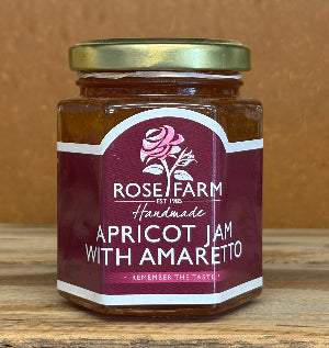 Rose Farm Apricot Jam With Amaretto 240g