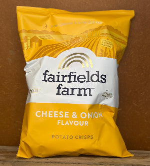 Fairfields Farm - Cheese & Onion Crisps 150g