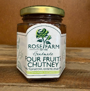 Rose Farm Four Fruits Chutney 200g