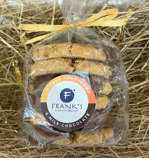 Franks Dipped Honeycomb & Milk Chocolate Biscuits 220g
