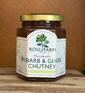 Rose Farm Rhurbarb & Ginger Chutney 200g