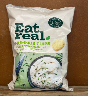 Eat Real Hummus Crips -Smooth Sour Cream & Chopped Chive 110g