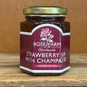 Rose Farm Strawberry Jam With Champagne 240g